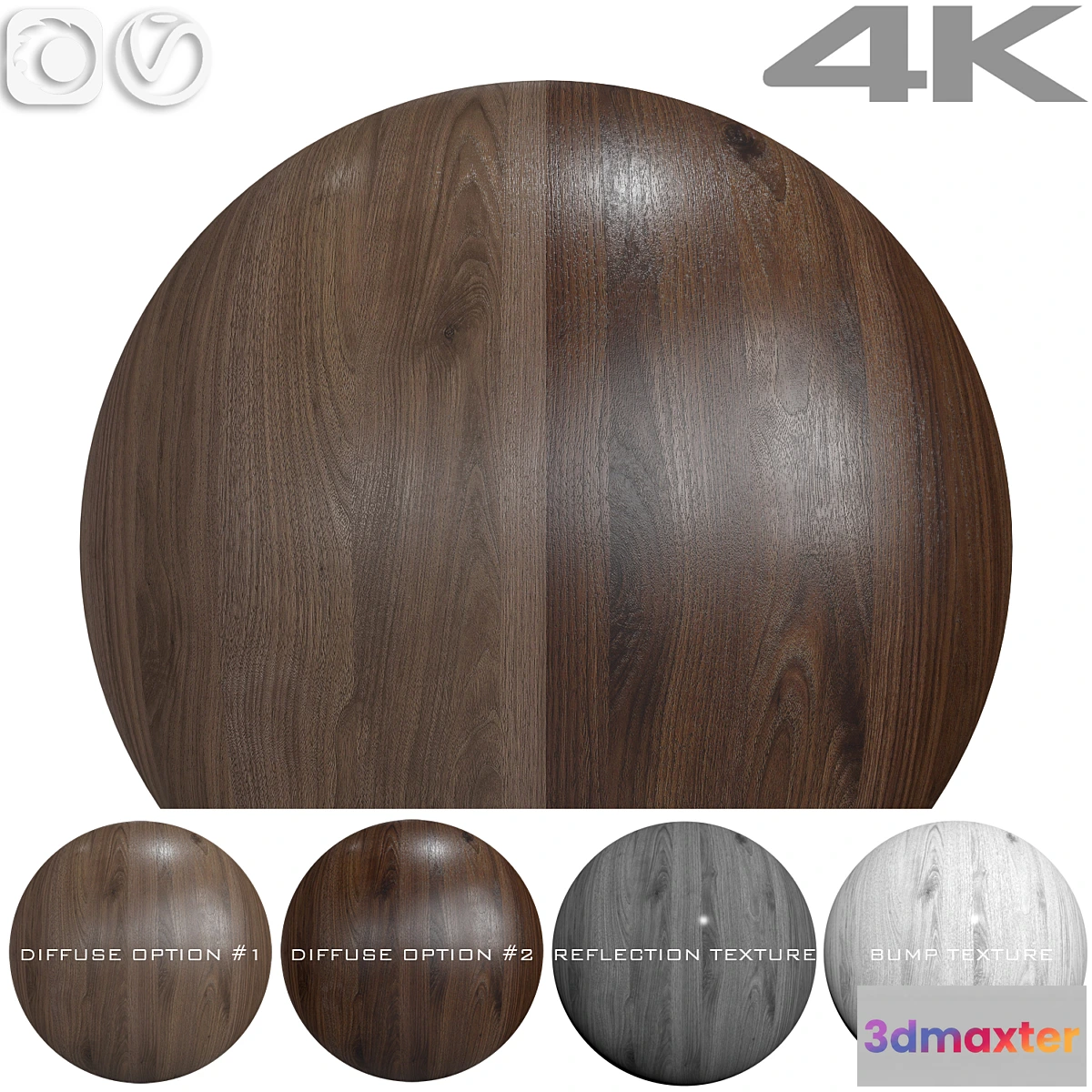 1471004 - Seamless textures - WALNUT 3D Max