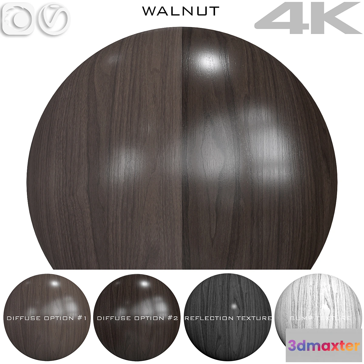 1476576 - Seamless texture - Walnut 4 3D Max