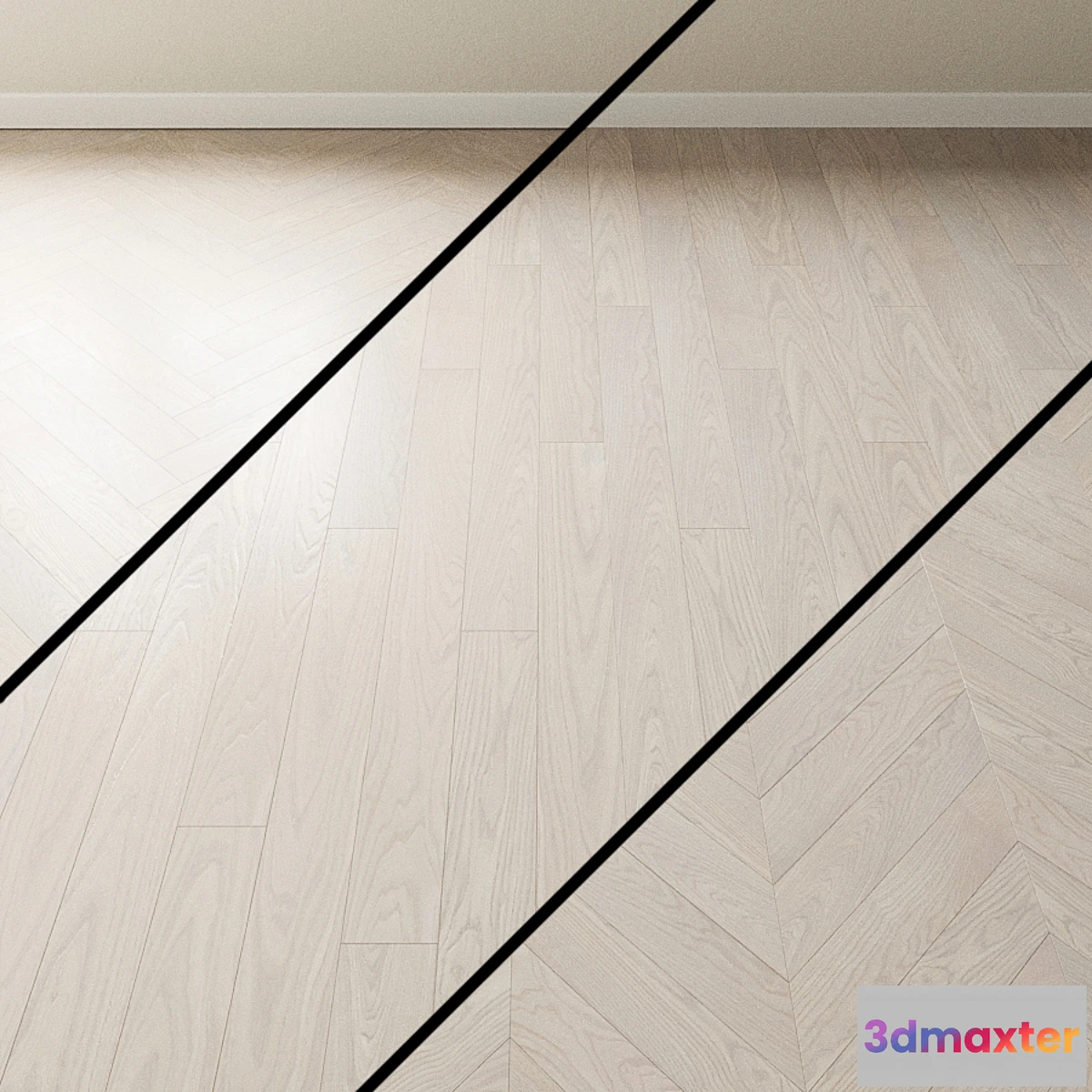 1478104 - Parquet Ash Coswick. Inspire Lavender Bleached 3D Max