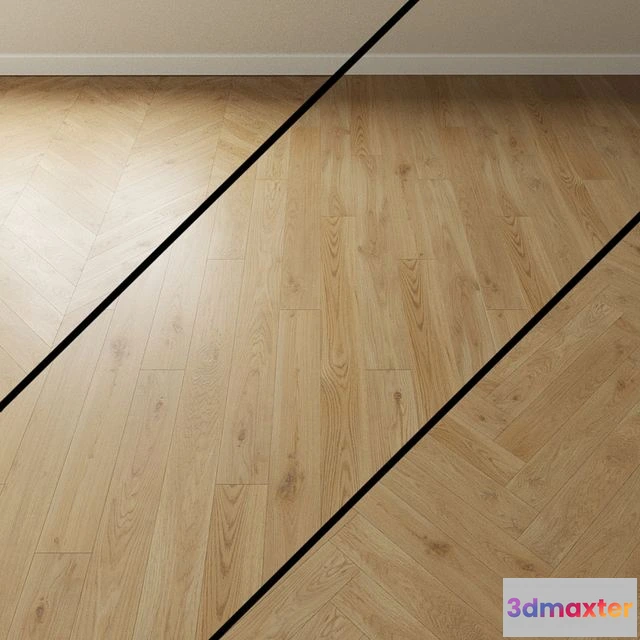 1540907 - Parquet oak Coswick. Inspire PASTEL bleached 3D Max