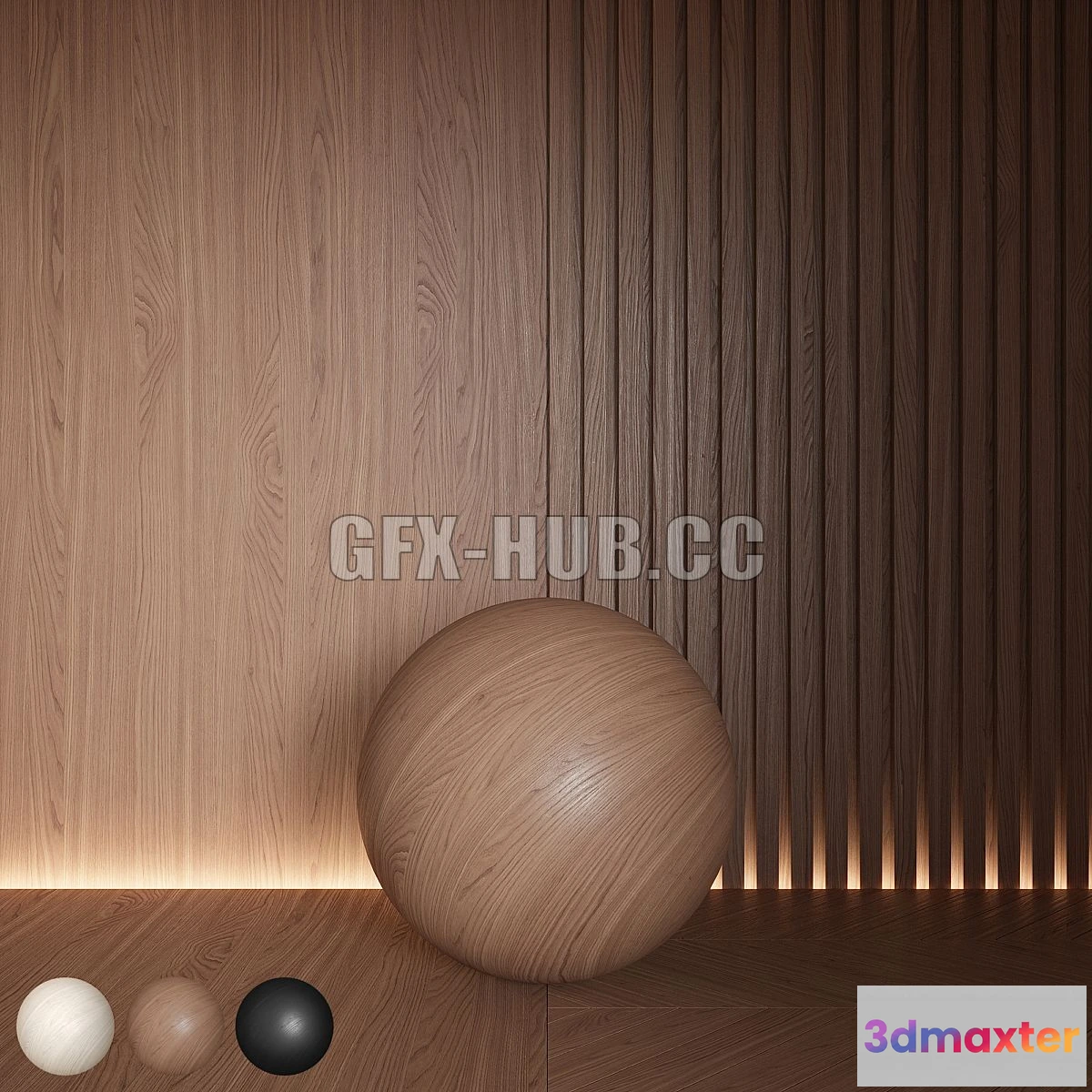 1543797 - Wood material seamless 3D Max