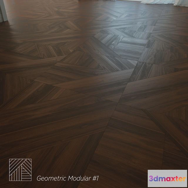 1554671 - Tribeca Flat Modern Geometric Modular Flooring 3D Max