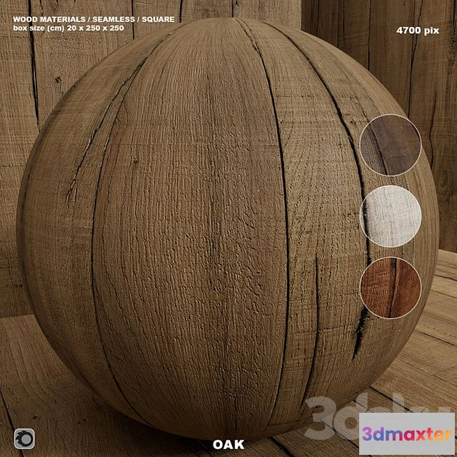 1556431 - Material wood (seamless) oak - set 123 3D Max