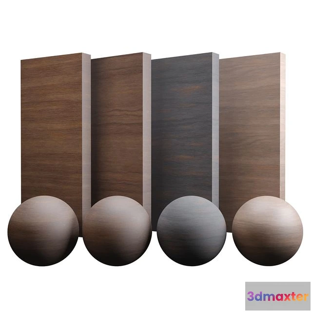 1557119 - Fine Walnut Wood Varnished 3D Max