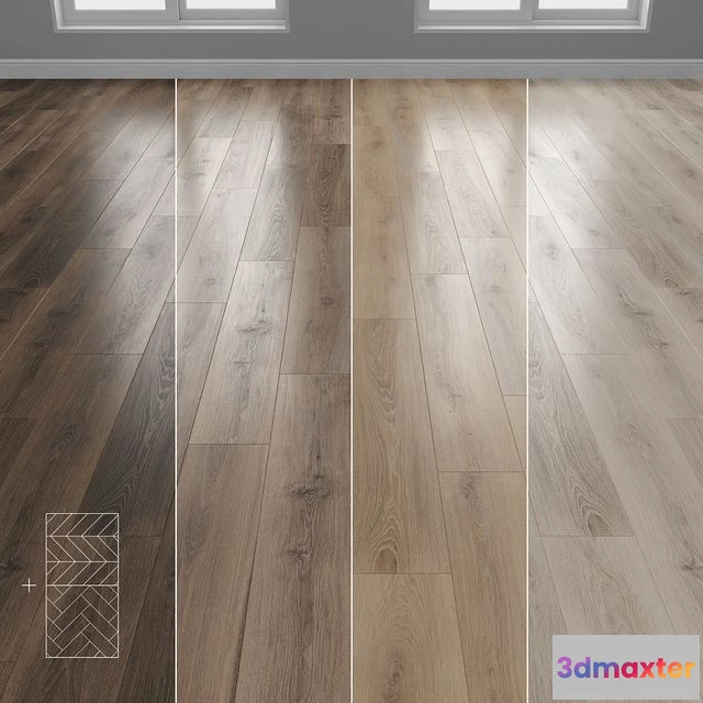 1565204 - Parquet 4 Colors Linear Herringbone Chevron Setquad8 3D Max