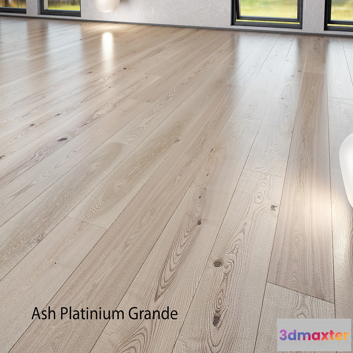 576532 - Barlinek Floorboard - Pure Line - Ash Platinium Grande