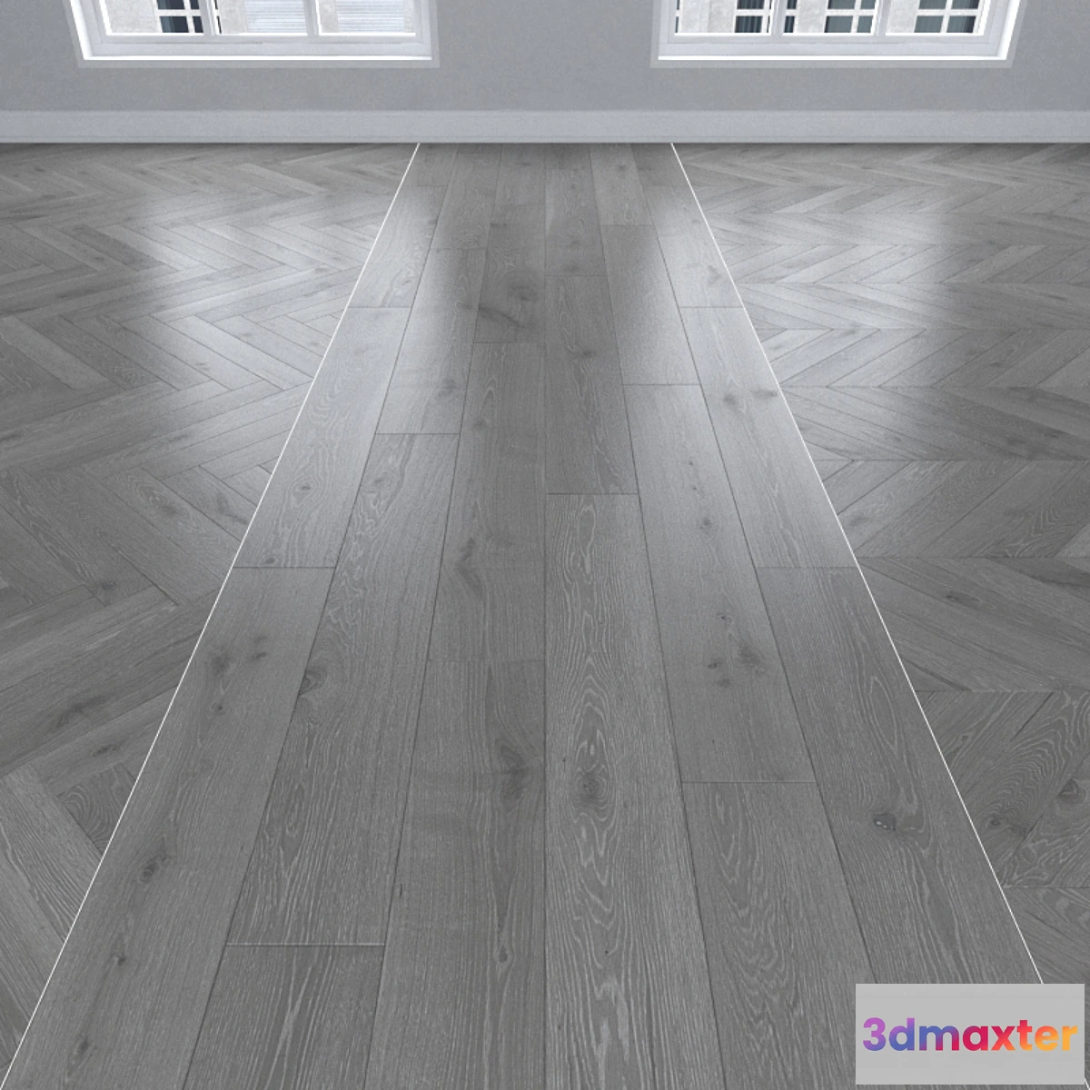 659345 - Parquet Oak gray 3 types herringbone linear chevron. - No.2