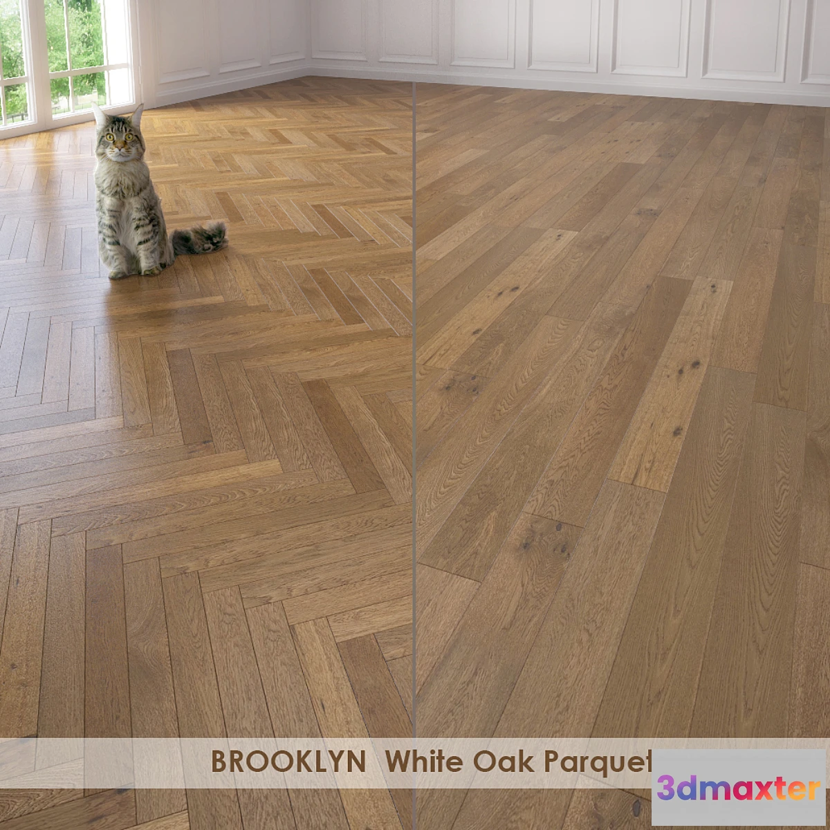 673467 - BROOKLYN White Oak Parquet