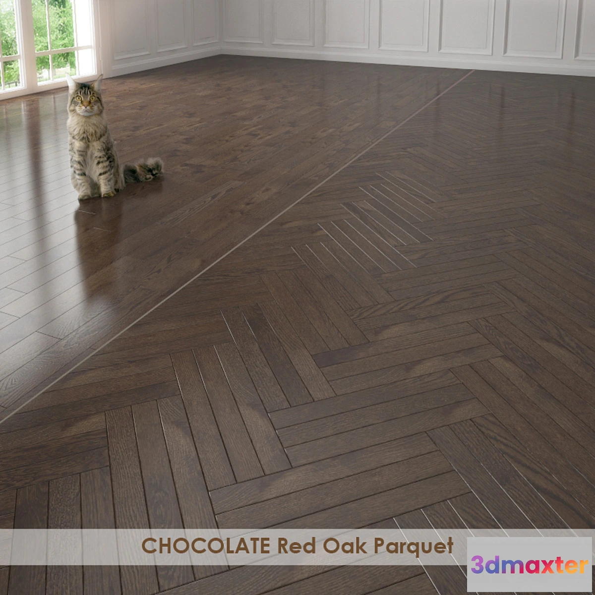 673471 - CHOCOLATE Red Oak Parquet