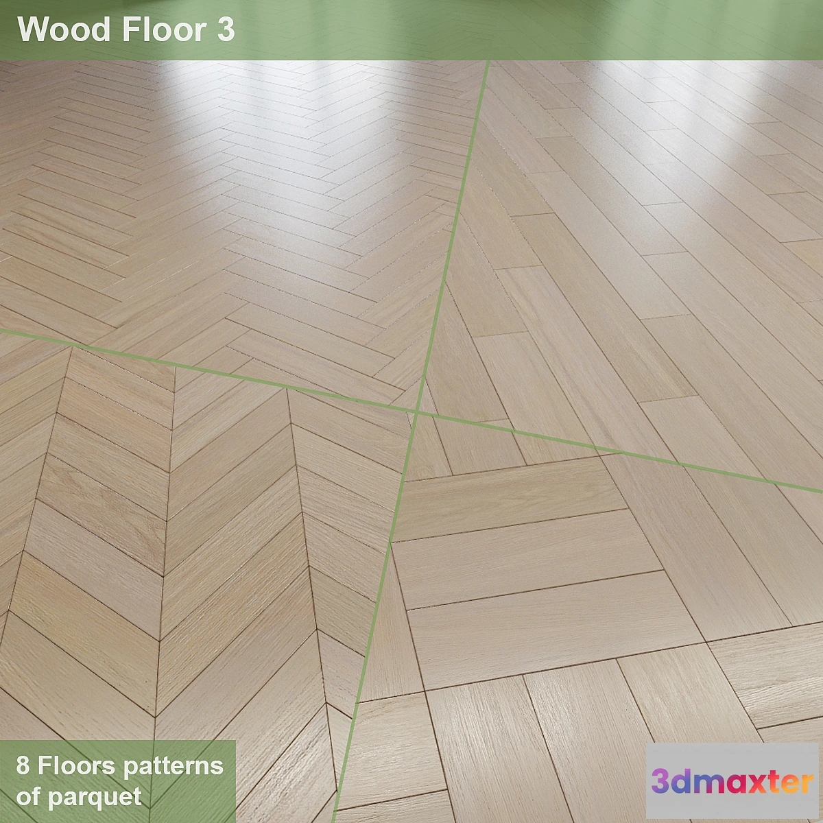 673487 - 8 parquet layout options # 2  Oak “Winter’s Tale”