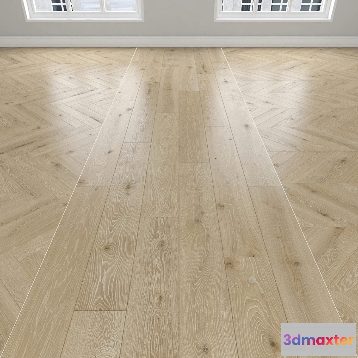 752257 - Parquet Oak 3 types herringbone linear chevron. - No.5