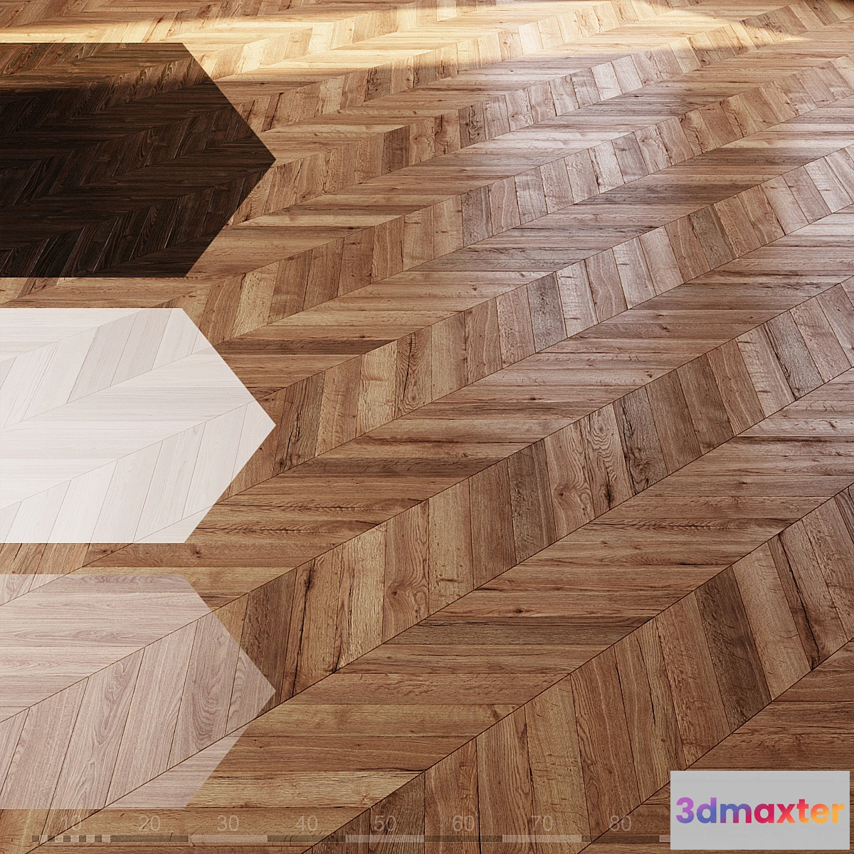 752279 - French herringbone flooring 4 colors _ 6 sizes
