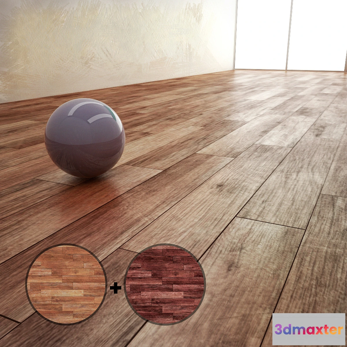 792978 - Parquet Material With 2 Texture