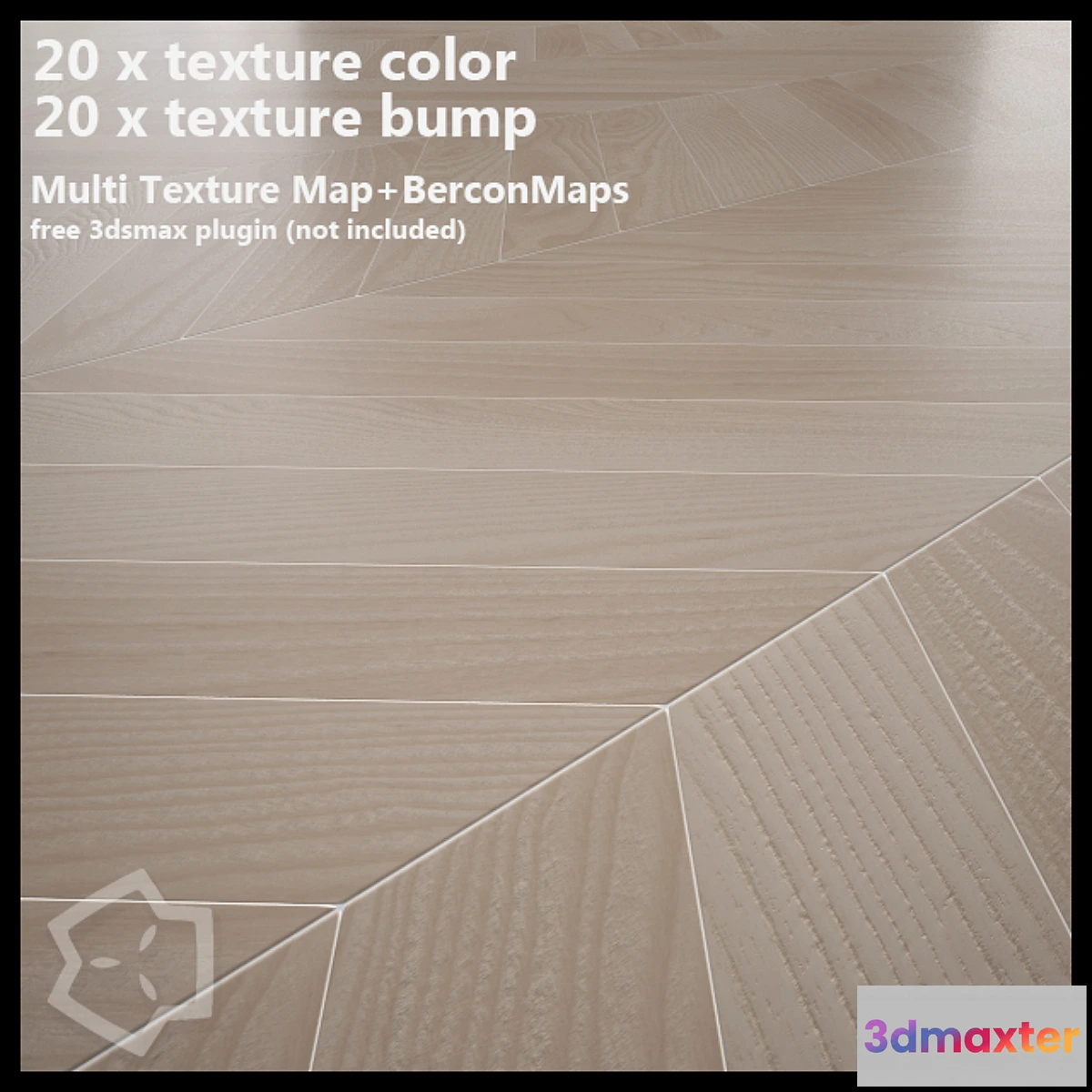 818884 - Chevron parquet BeechWood MultiTexture