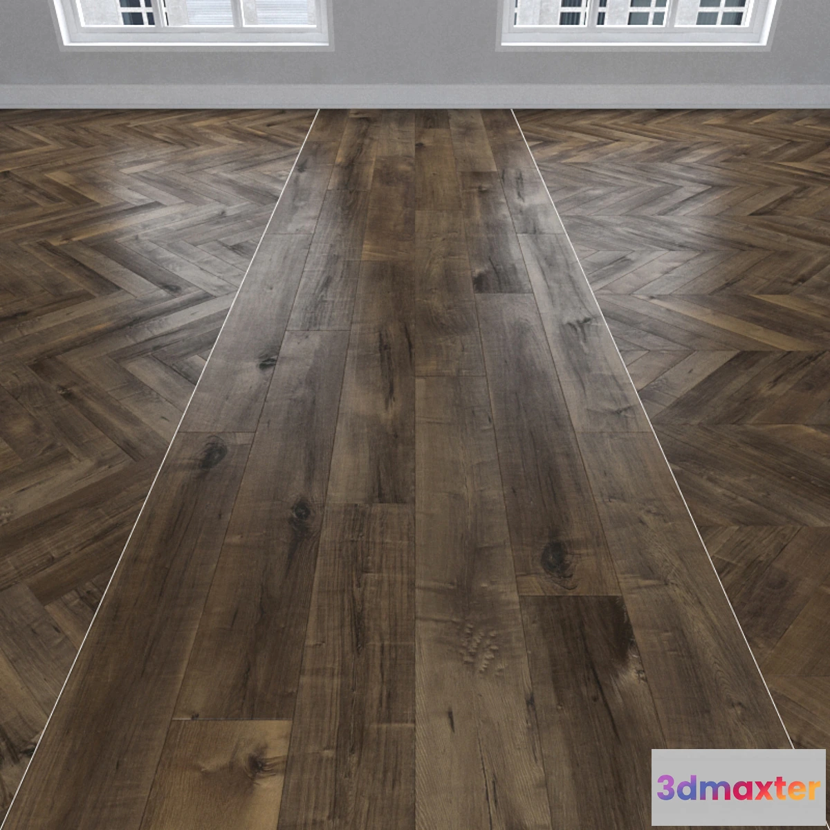 818940 - Parquet Maple 3 types herringbone linear chevron. - No.2