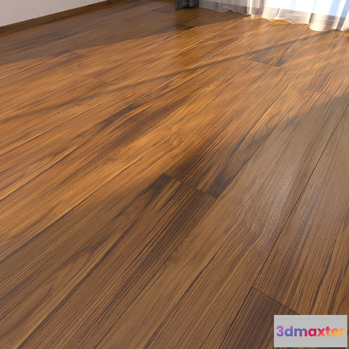 858731 - Parquet Floor Teak Burma 3 - No.6