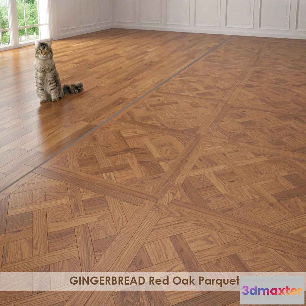 896994 - GINGERBREAD Red Oak Parquet Versailles - No.2